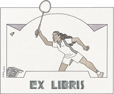 26 Ex libris Badminton