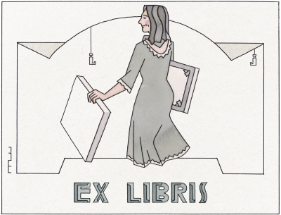 28 Ex libris Galeriehoudster