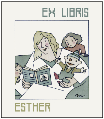 3 Ex libris Esther