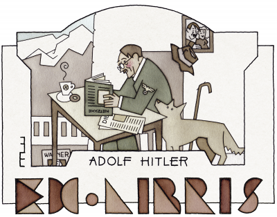 6 Ex libris Adolf Hitler